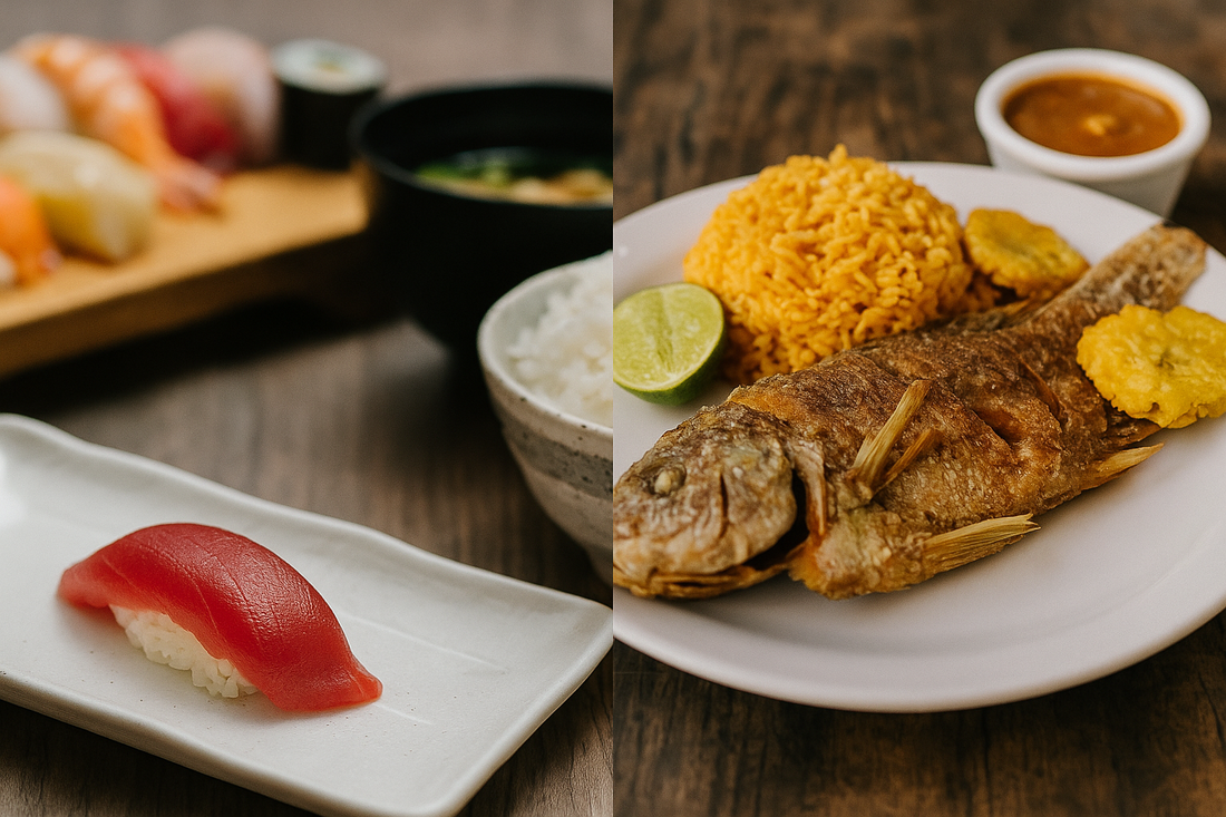 From Moro to Sushi: Dominican Republic and Japanese Food Connections