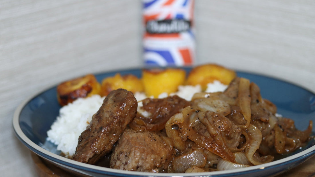Bistec Encebollado: Dominican Steak with Caramelized Onions - Ambrosia Craft